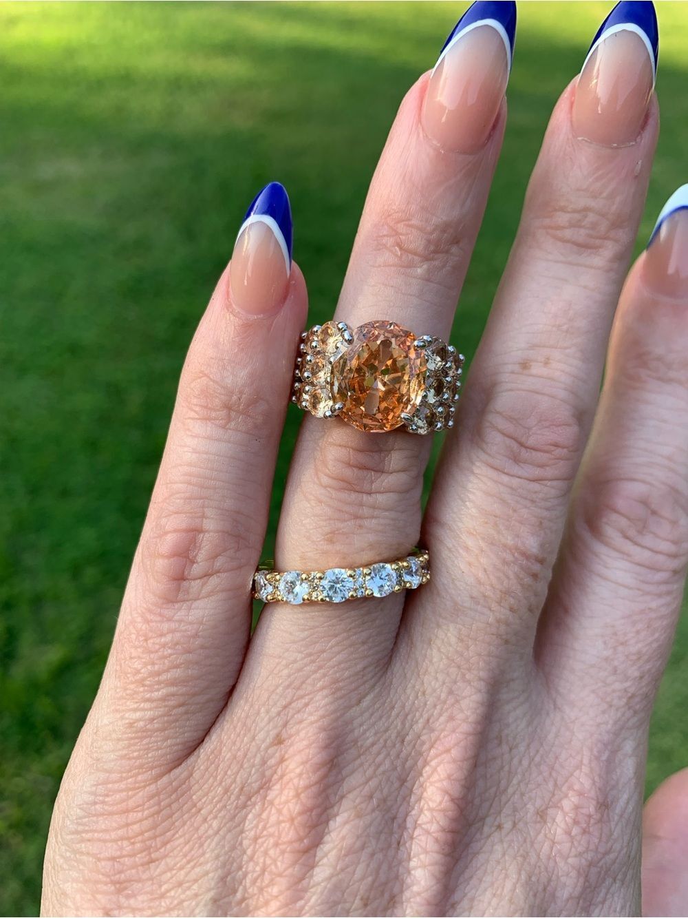 Pair of Bomb Party Sparkling Rings